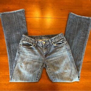 7 For All Mankind 7FAM Women's A Pocket BootCut Blue Jeans 30